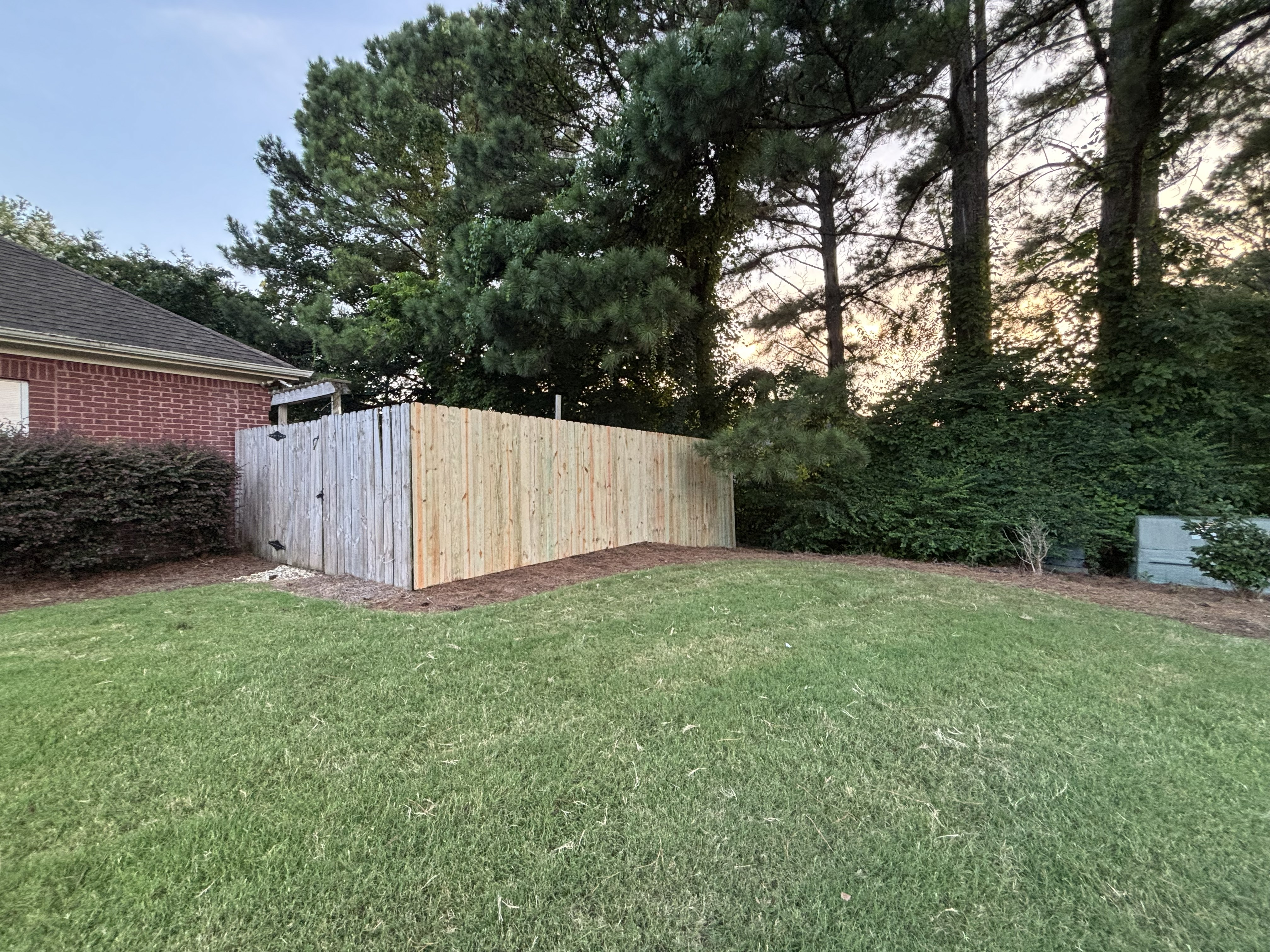 Fence Build After