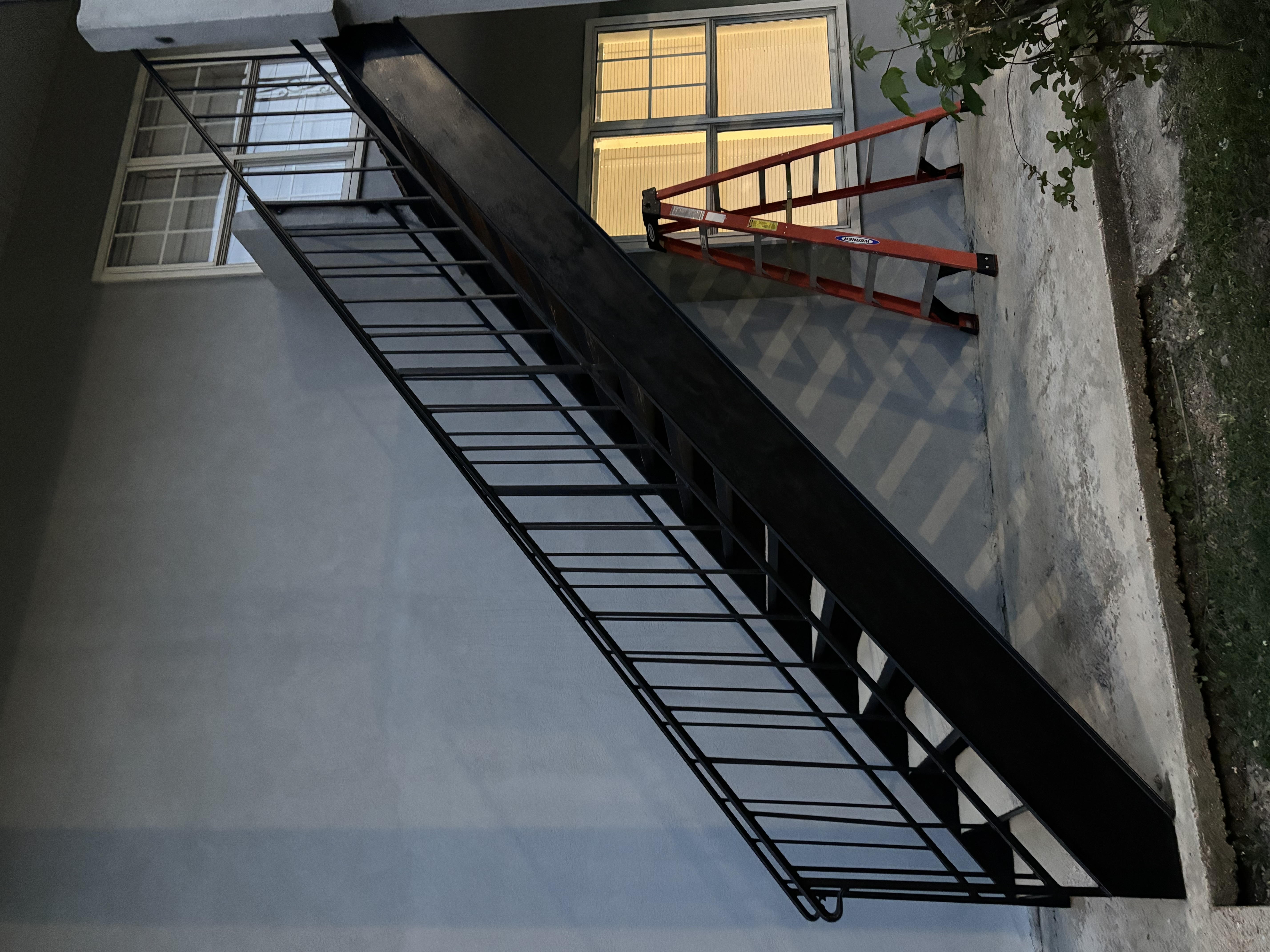 Staircase Sand & Paint